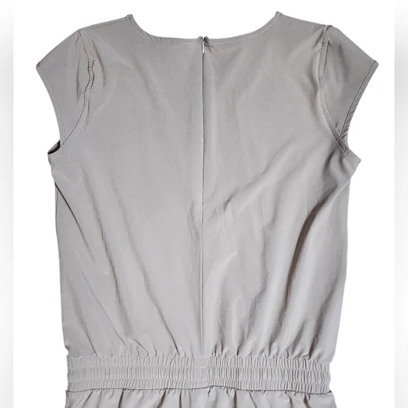 Albion Fit Going Places Midi Dress Tan Size Medium - Picture 6 of 12